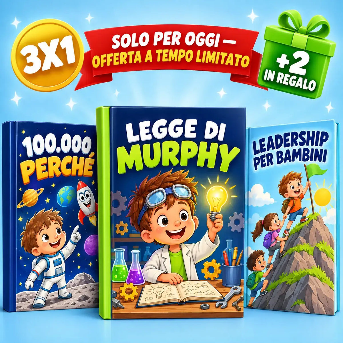 3X1 — Cresci un figlio che sa di più, ragiona meglio e ha il coraggio di dire la sua